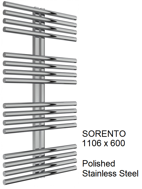 Reina Sorento Stainless Steel Towel Rail - 800 x 600
